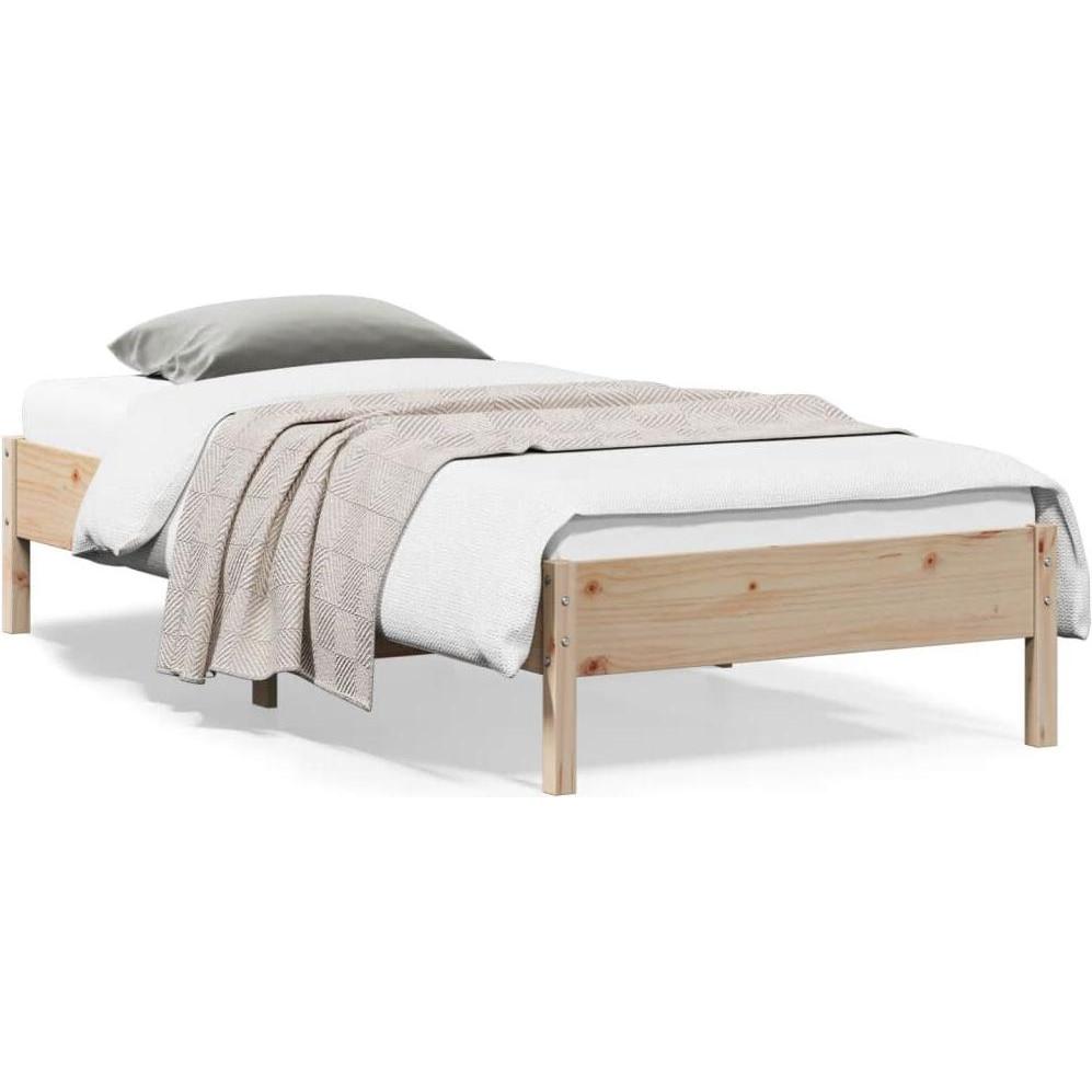 VidaXL, Bett, Bett Kiefer (100 x 200 cm)