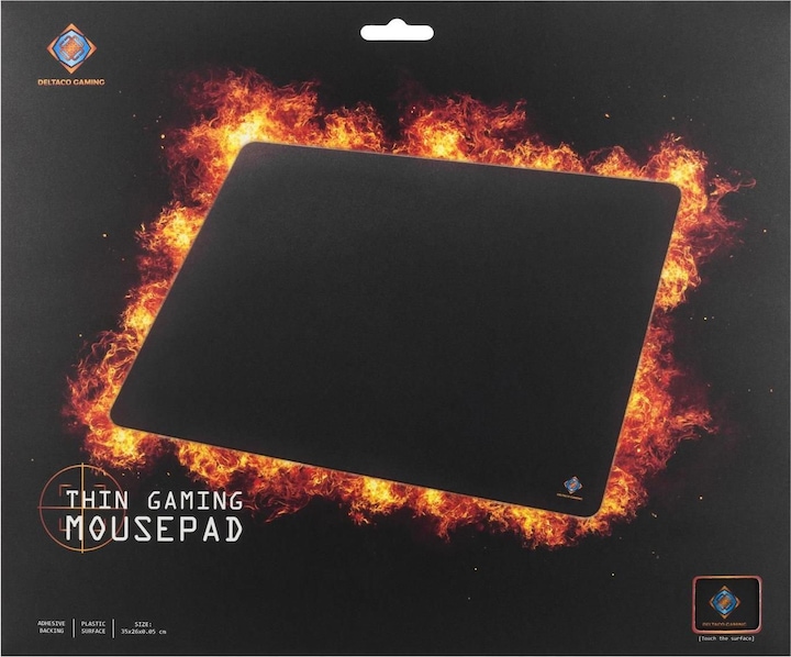 Produktbild Deltaco Ultradünnes Hardtop Gaming-Mauspad (hart, 0,5mm dünn, rutschfest)