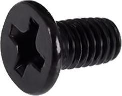 Actual product image Aquatuning Screw DIN ISO 7046-1 M3 x 6 Cross countersunk - black