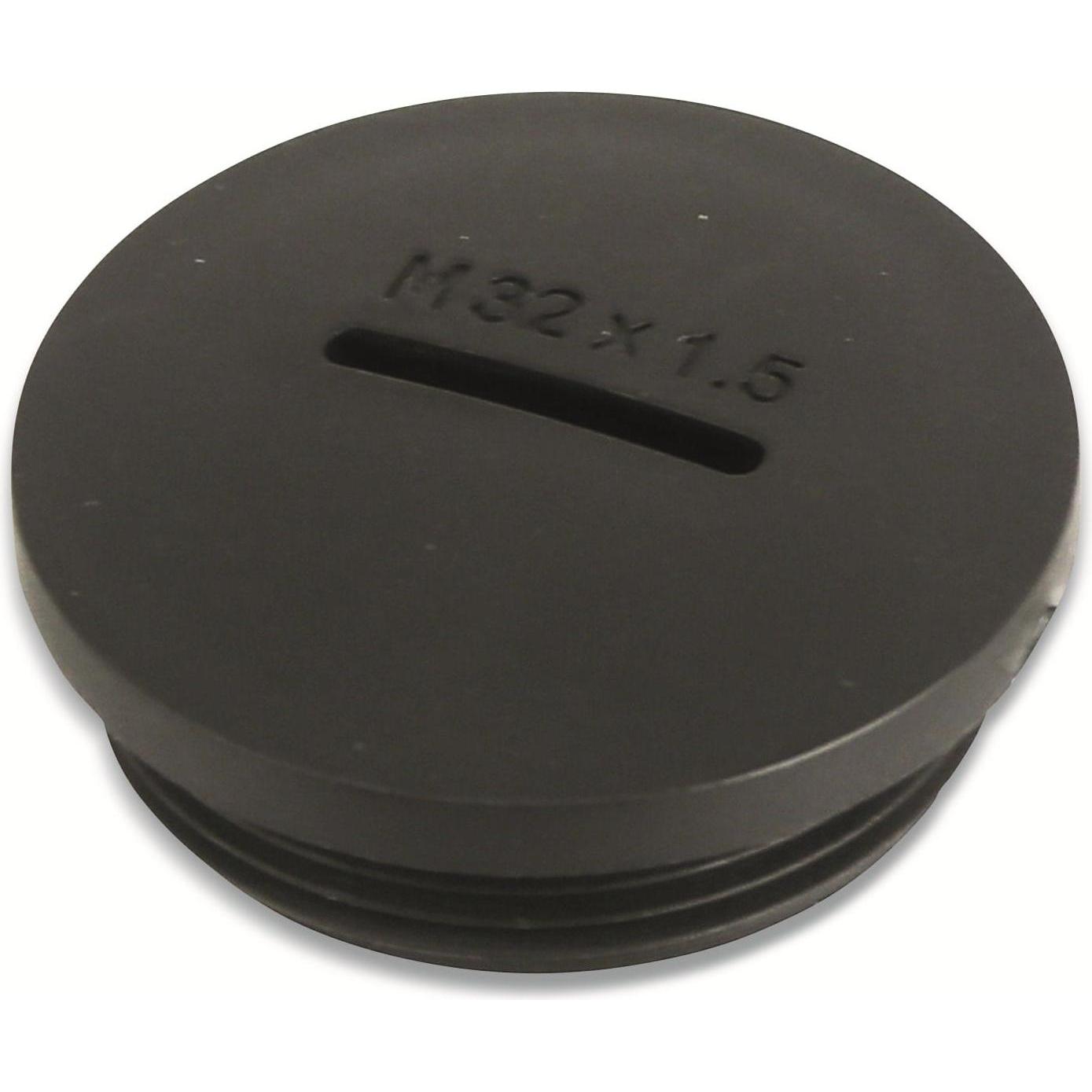 KSS Verschlussschraube, metrisch, M32, schwarz, Elektronikzubehör + Gehäuse, Schwarz