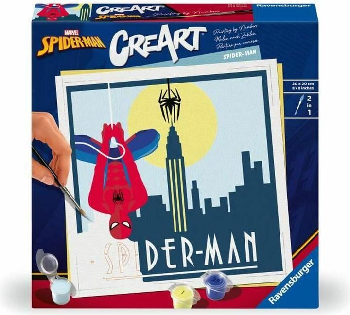Actual product image Ravensburger CreArt - Painting by numbers 23891 - Spider-Man - aged 12 and over