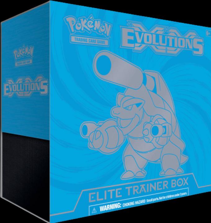 Produktbild Pokémon Elite Trainerbox XY Evolutions Turtok (Englisch, Elite / Top Trainer Box)