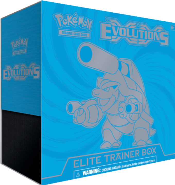 Produktbild Pokémon Elite Trainerbox XY Evolutions Turtok (Englisch, Elite / Top Trainer Box)