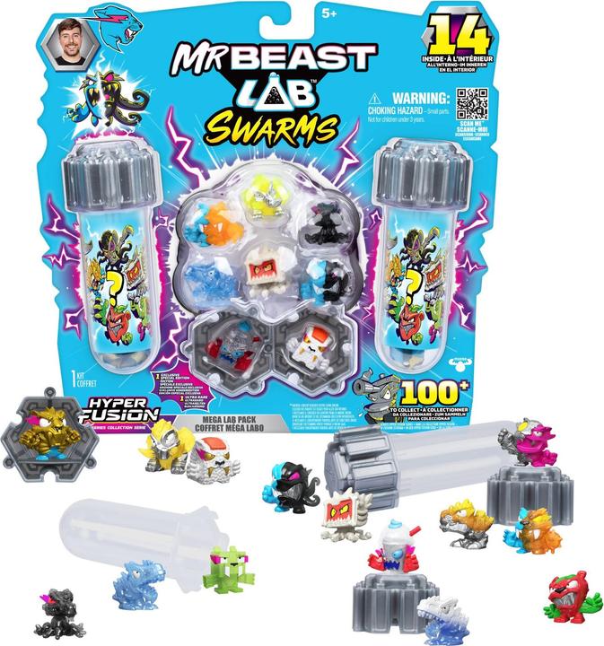 Produktbild Moose Mrbeast Lab Swarms S3 Mega Lab 14p - Biting Hot Sauce