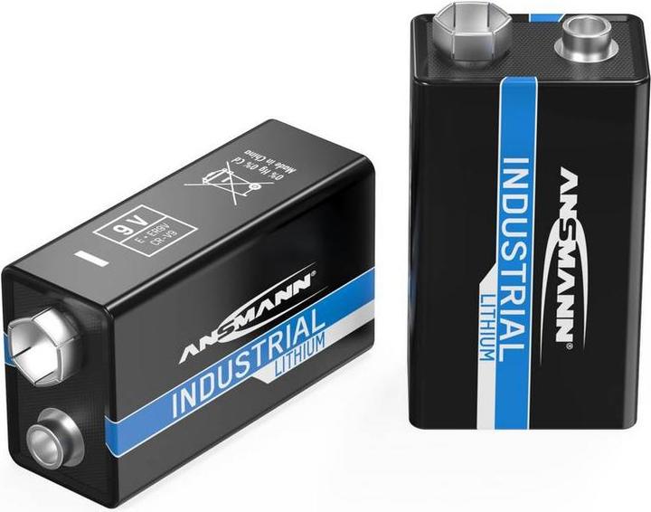 Image du produit Ansmann Pile bloc 9 V Lithium Lit (5 pcs, 9V Block, 1200 mAh)