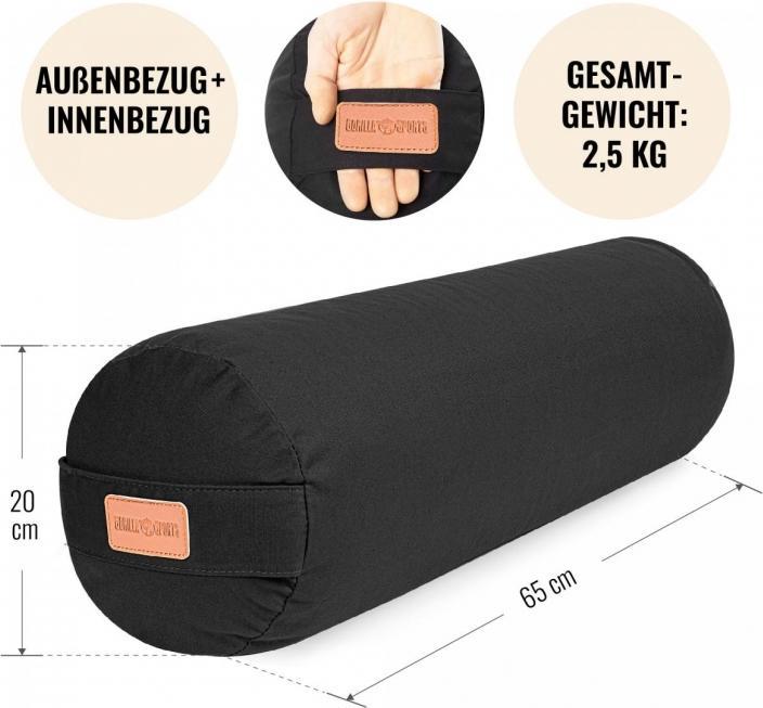 Actual product image Gorilla Sports Yoga Bolster