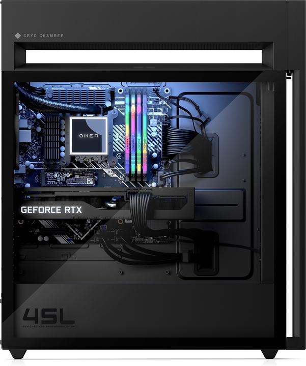 Image du produit HP OMEN 45L Gaming DT GT22-2940nz PC CH (i9-14900KF, 32 Go, 3000 Go, GeForce RTX 4070 Ti)