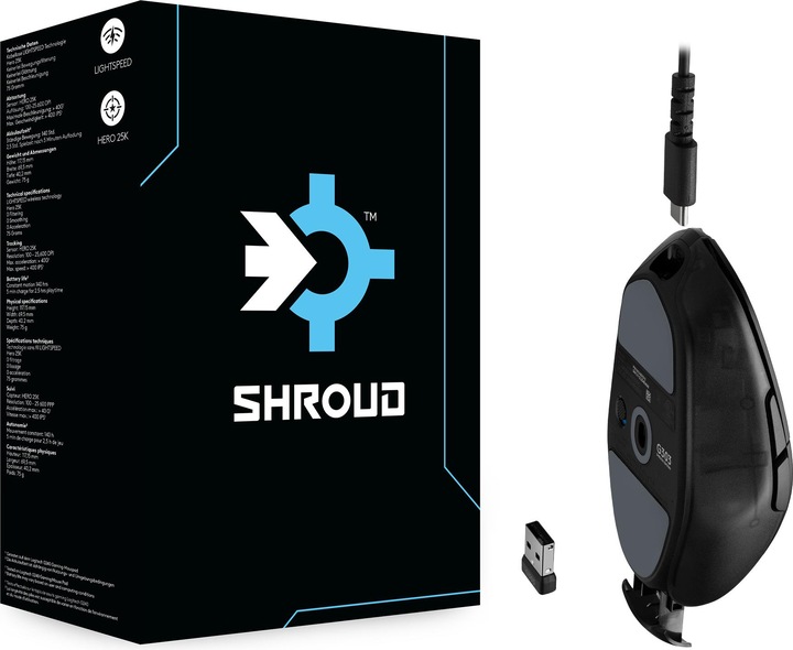 Immagine prodotto Logitech G G303 Shroud Edition (Cablato, Senza fili)