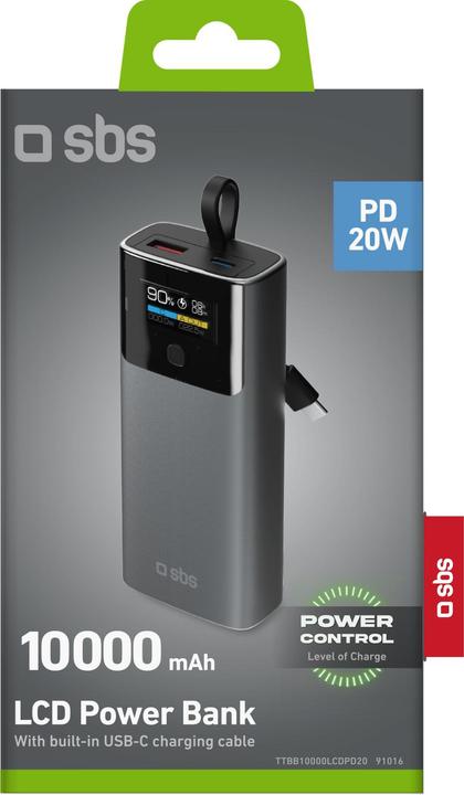 Immagine prodotto SBS Powerbank (10000 mAh, 22.50 W)