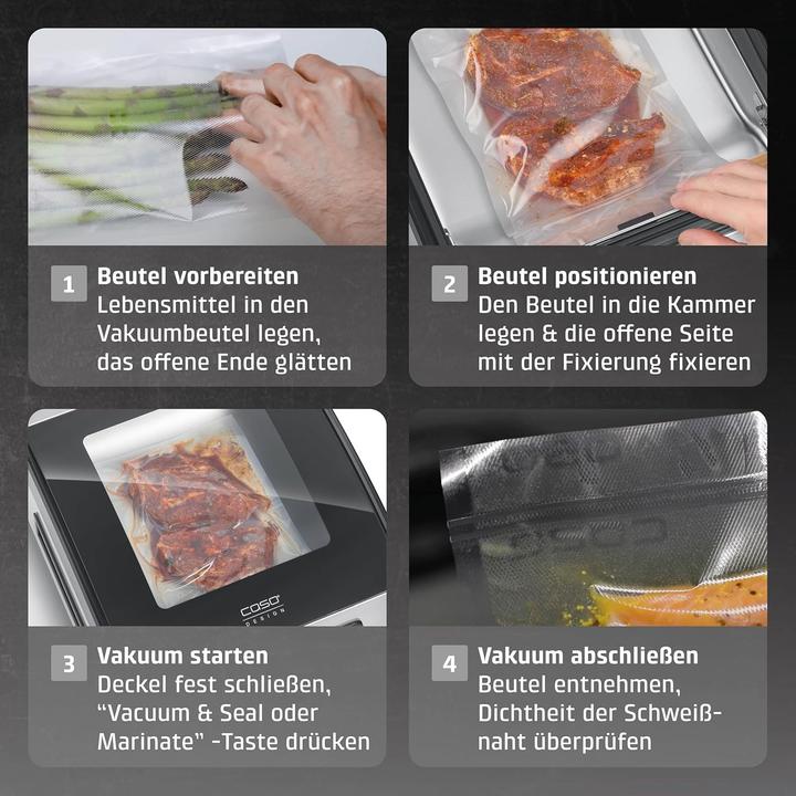 Actual product image Caso Vacuum sealer VacuChef 50