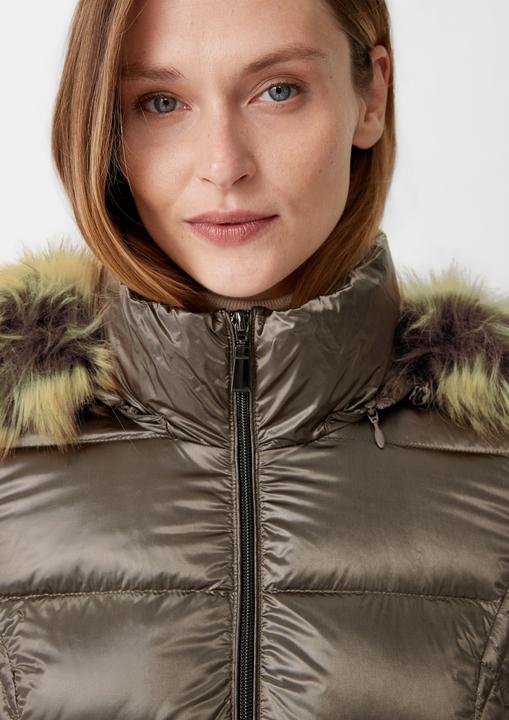 Actual product image Comma Outdoor-Jacke Steppjacke mit abnehmbarem Kunstfell (34)