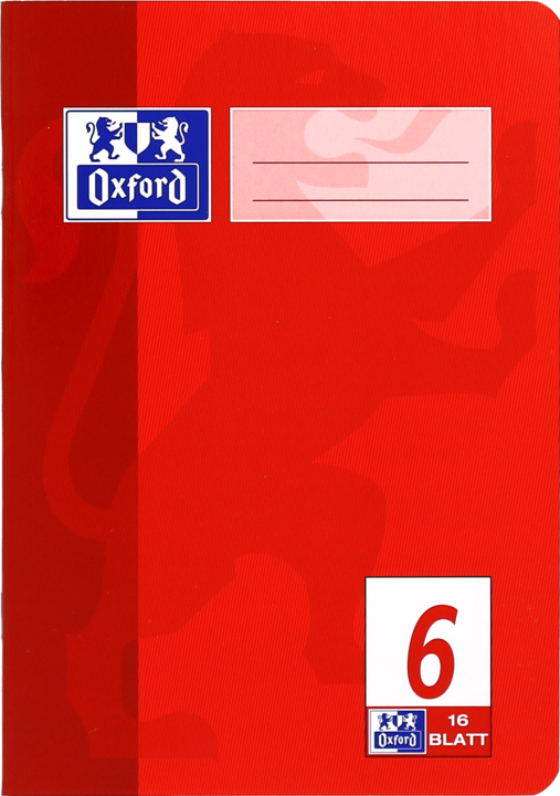 Actual product image Oxford Exercise book, A5, ruling 6 (A5, Plain, Hardcover)