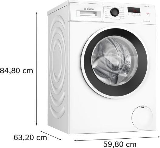 Produktbild No Name Bosch Waschmaschine | WGE0240ASN | Energieeffizienzklasse A | Frontlader | Waschkapazität 7 kg | 140 (7 kg)