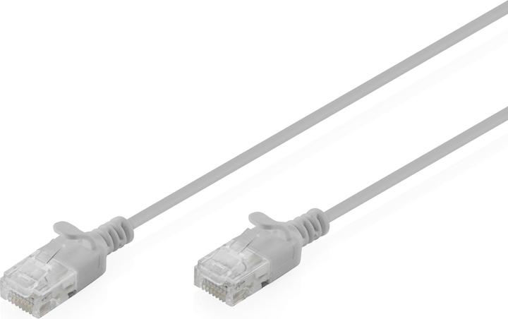 Image du produit Digitus CAT 6 U-UTP Slim Patchkabel, 1,5 m, gris (U/UTP, CAT6, 1.50 m)