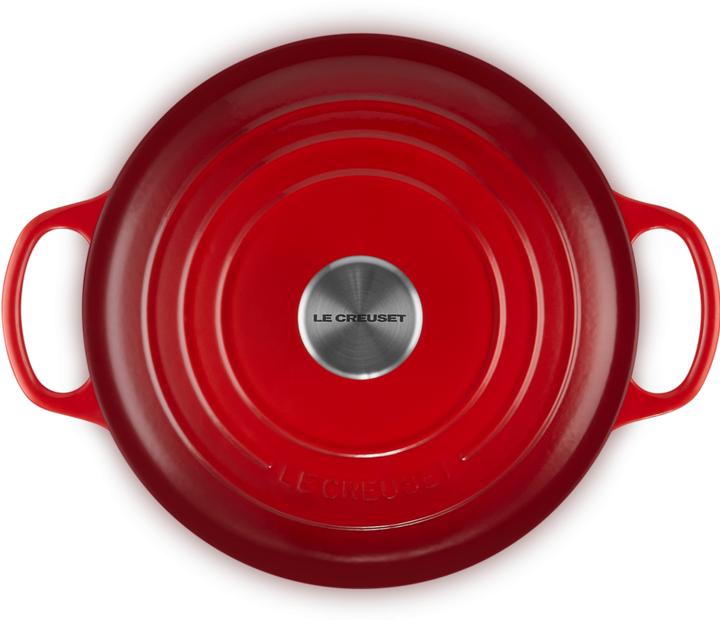 Produktbild Le Creuset Gusseisen Topf (24 cm, Bräter + Schmortopf, Gusseisen, Emaille)