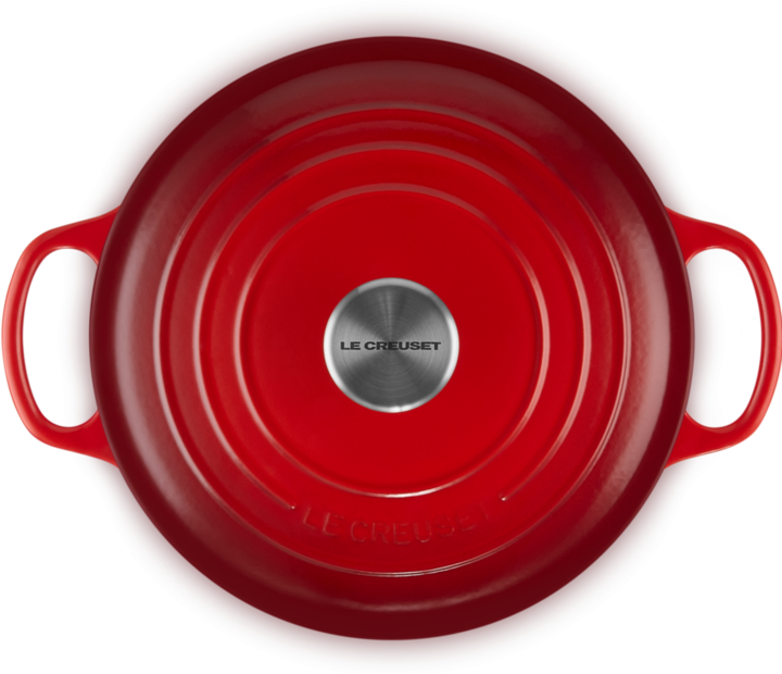 Produktbild Le Creuset Gusseisen Topf (24 cm, Bräter + Schmortopf, Gusseisen, Emaille)
