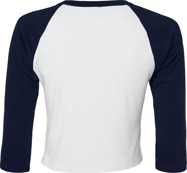 Produktbild Bella Canvas kurzes TShirt Raglanärmel 34 Ärmel (XS)
