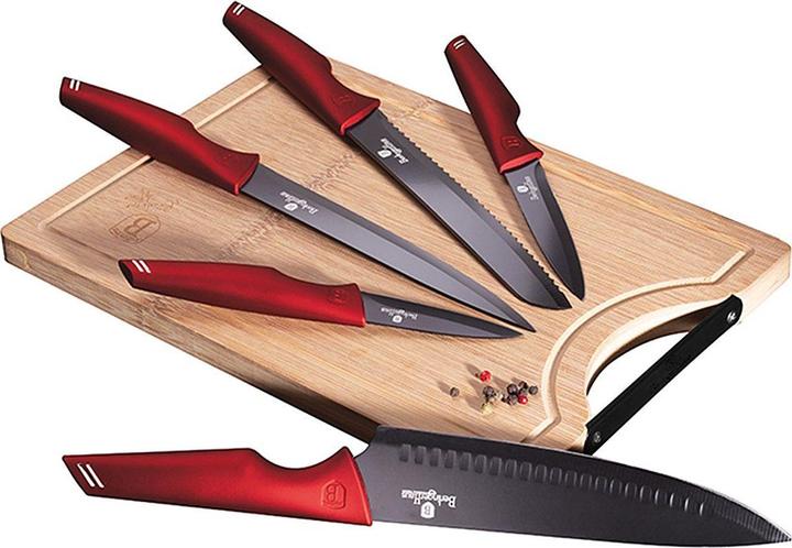 Swiss Line Set Coltello Da Cucina Set 5 + 1 pezzi pane coltello universale coltello spelucchino coltello Chef pelapatate coltello per pizza