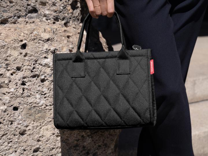 Actual product image reisenthel daily shopper XS rhombus black