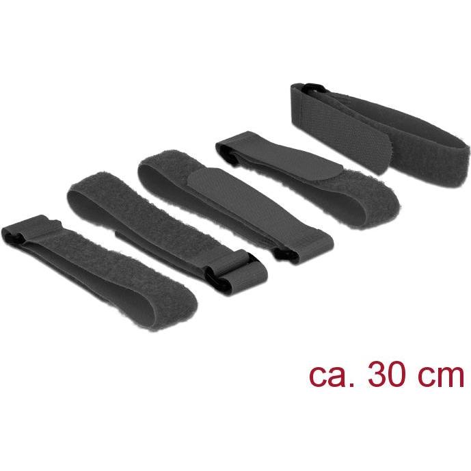 Thumbnail - Delock, Kabelbinder, Klettverschluss (Klettkabelbinder, 300 mm, 5 Stk.)