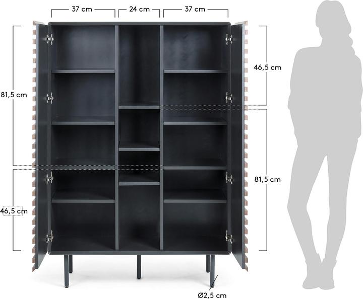 Image du produit Kave Home Kesia (40 x 105 x 155 cm)