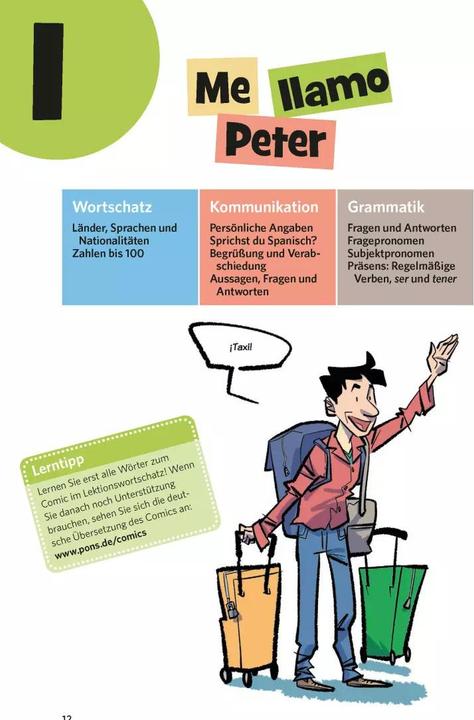 Produktbild Sprachlern-Comic Spanisch (Deutsch, Spanisch, 2022)