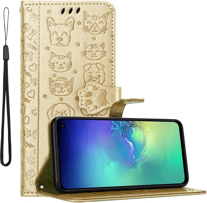 Produktbild Cadorabo Book Hunde & Katzen Cover (Samsung Galaxy S10e)