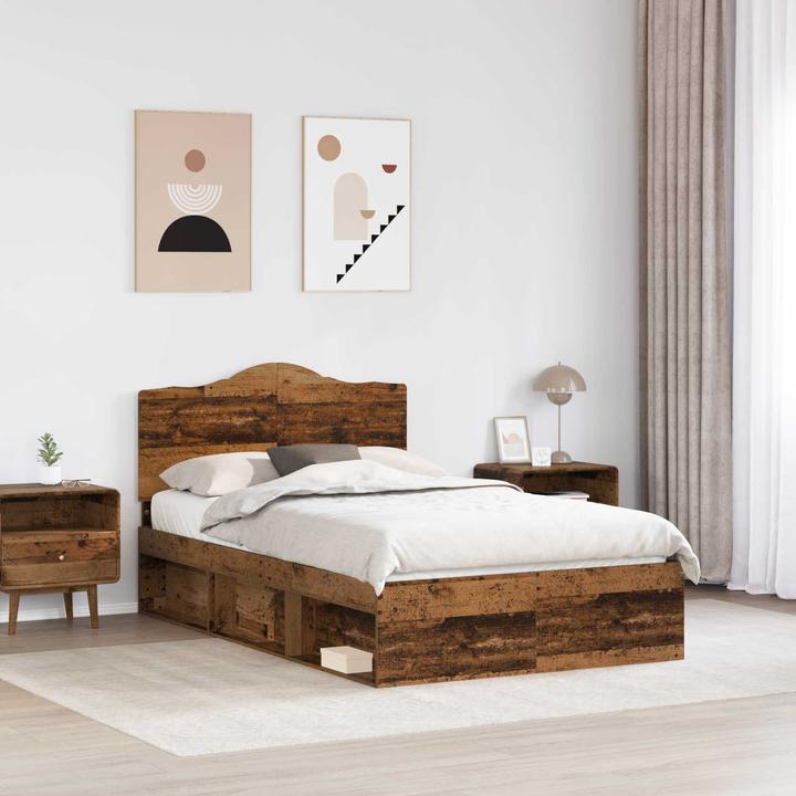 Image du produit vidaXL Moderner Bettrahmen (135 x 190 cm)