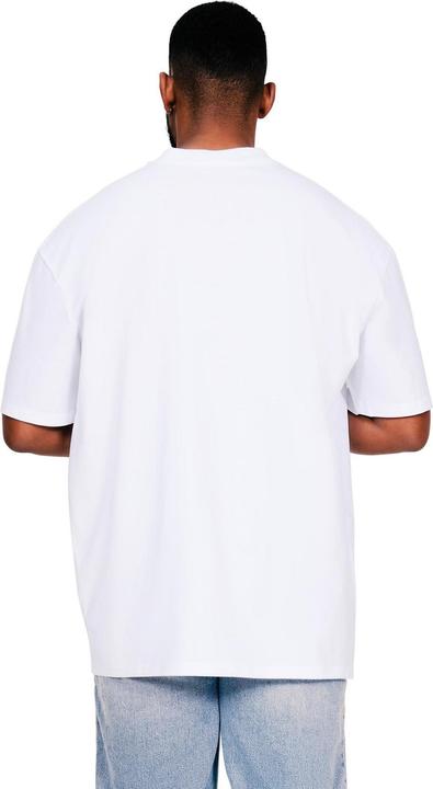 Immagine prodotto Universal Textiles Maglietta oversize da uomo in cotone Ringspun con scollo esteso e alta (M)