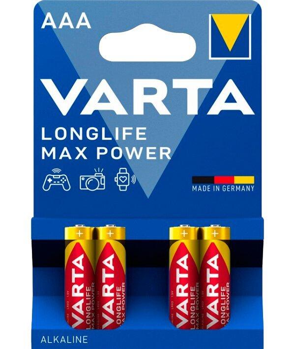 Actual product image Varta LONGLIFE Max Power (4 pcs., AAA, 1280 mAh)