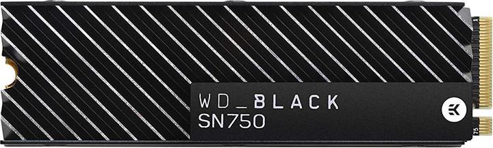 Actual product image WD Black SN750 Gaming - with heatsink (2000 GB, M.2 2280)
