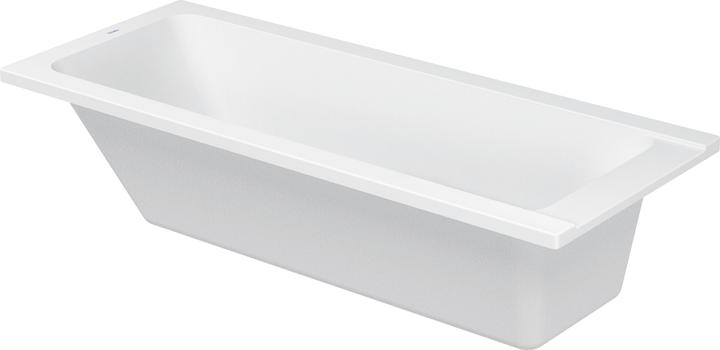Produktbild Duravit Rechteckbadewanne Krperformbadewanne D-Code 70 x 170 cm wei glatt 700098000000000 (110 l, 170 cm, 70 cm)