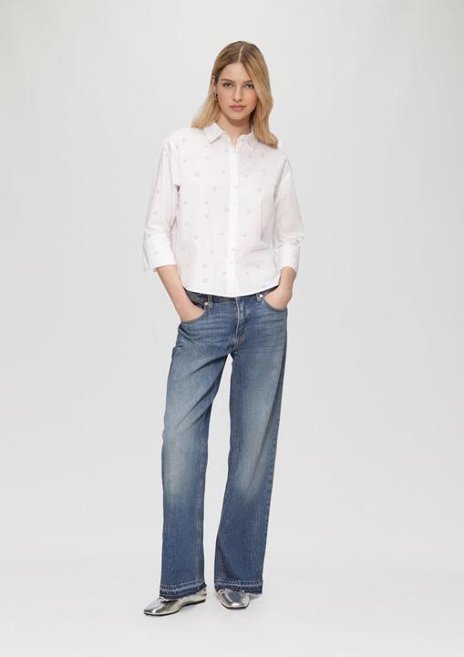 Produktbild S.Oliver Bluse Baumwollbluse mit All-over-Print (44)