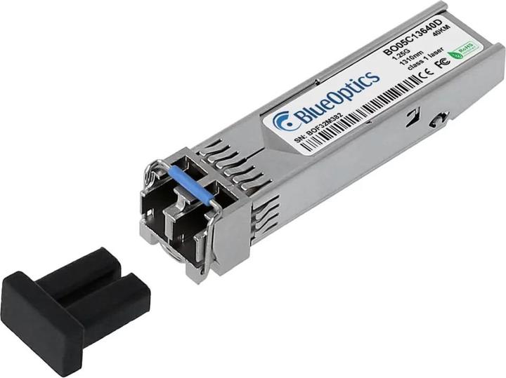 Actual product image BlueOptics Compatible Juniper 740-031852 BO05C13640D SFP Transceiver, LC-Duplex, 1000BASE-LH, Singlemode Fibe