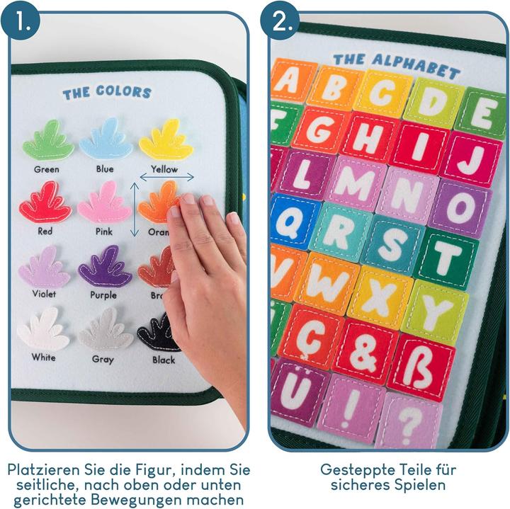 Image du produit Bonnyco Busy Board en feutre pour enfants