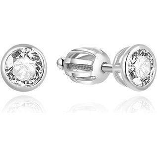 Beneto, Ohrringe, Minimalist silver earrings studs AGUP1707S (L)