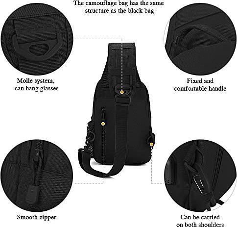 Produktbild Only-Bags.Store Tactical Chest Bag Militärische Umhängetasche Tactical Chest Sling Pack Crossbody Bag