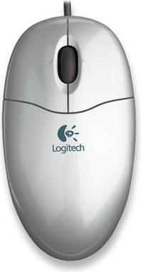 Actual product image Logitech Pilot Optical Mouse, silver, USB/PS/2, 1000dpi (Cable)