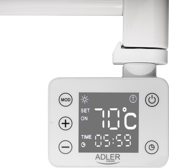 Actual product image Adler LED Electric Bathroom Radiator | AD 7824 | Radiator | 600 W | White | IP24 (600 W)