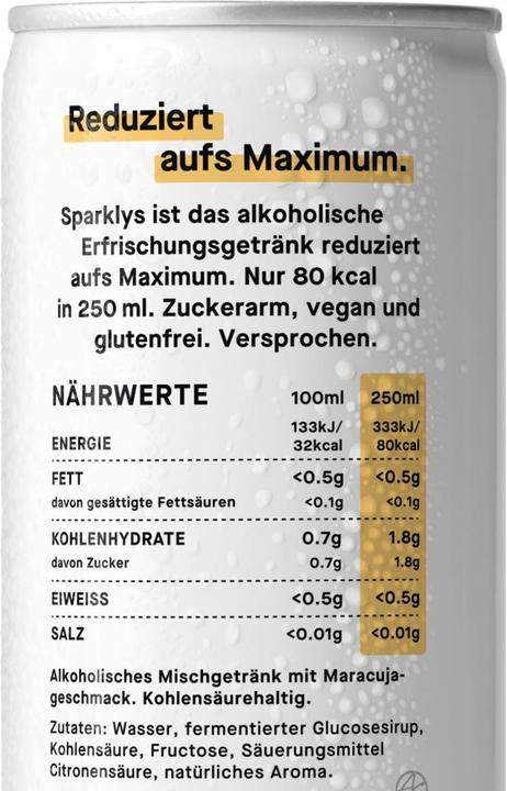 Actual product image Sparklys Maracu (24 x 25 cl)