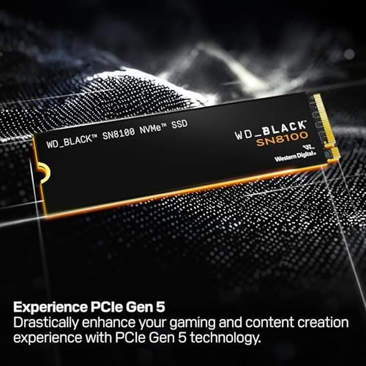 Actual product image WD Black SN8100 powered by SANDISK (1000 GB, M.2 2280)