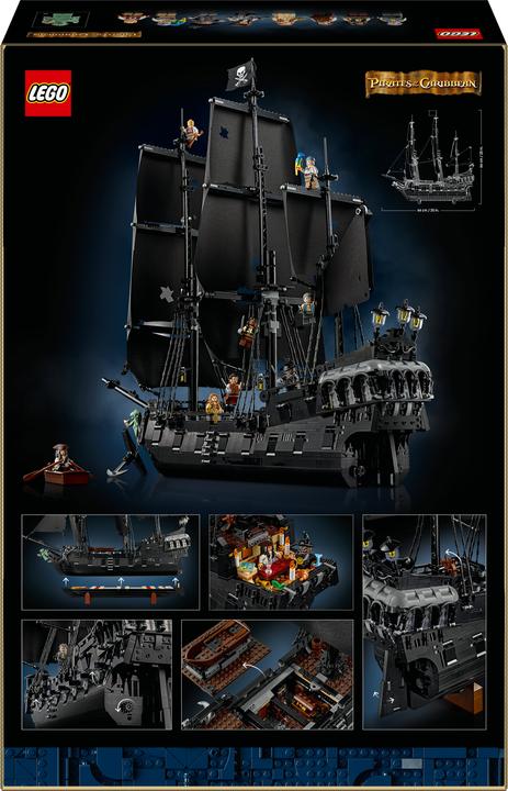 Image du produit LEGO Le bateau pirate du capitaine Jack Sparrow (10365, LEGO Icons)