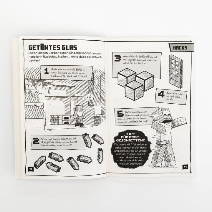 Actual product image Minecraft Tipps, Tricks & Hacks. Über 200 Game Changer für schnellen Erfolg (German, Maxi Lange, Minecraft, Mojang From, Tom Stone, 2025)
