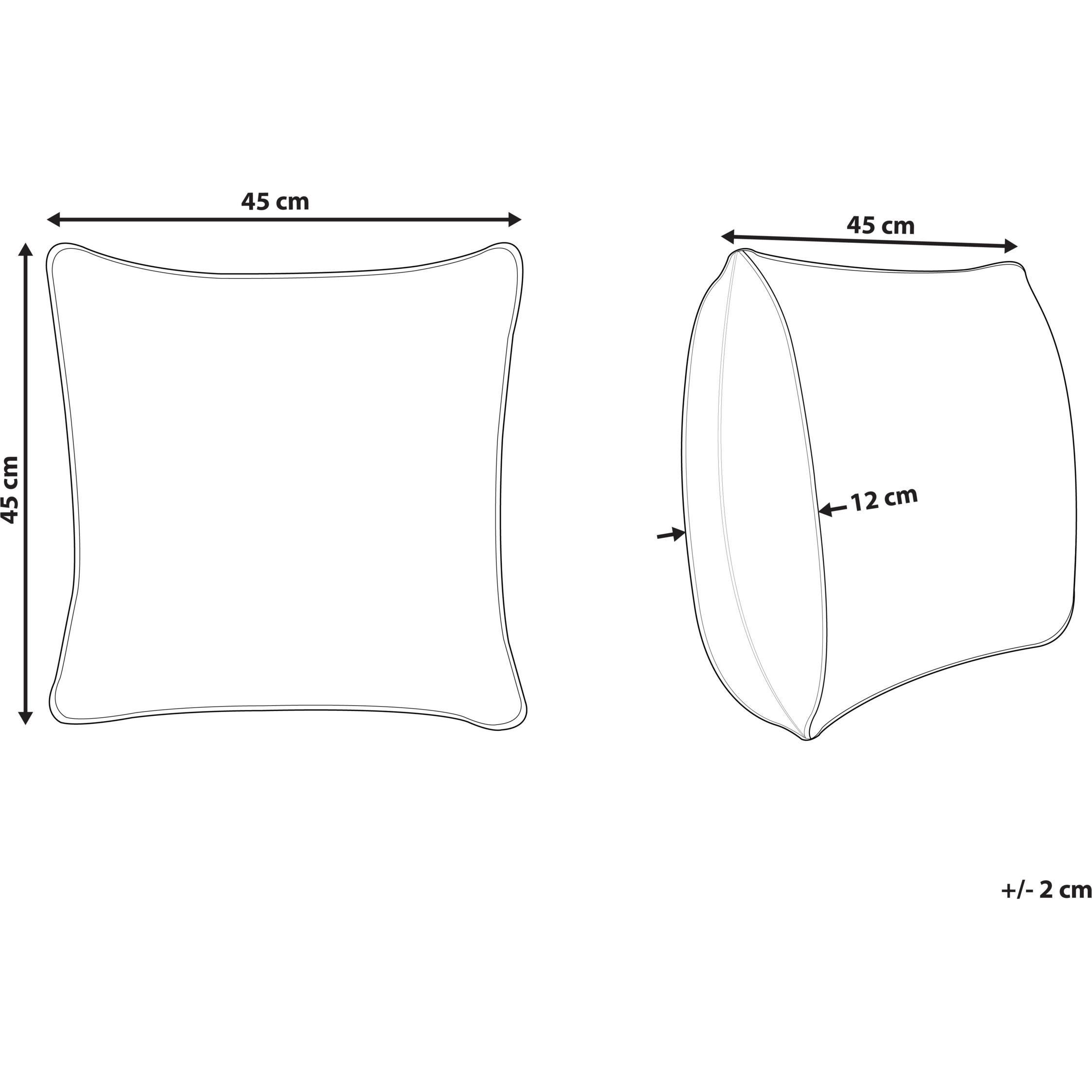 Thumbnail - Beliani, Dekokissen, Zahriye (45 x 45 cm)