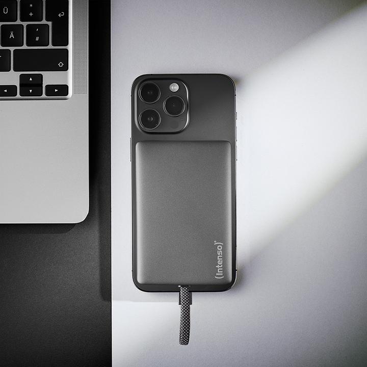 Immagine prodotto Intenso Power Bank MC10000 10000mAh schwarz (10000 mAh, 20 W)