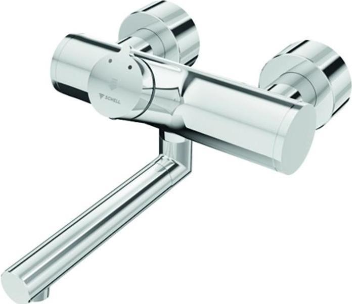 Schell Vorwand-WT-Armatur VITUS VW-SC-M mit Desinfektion, chrom 270mm