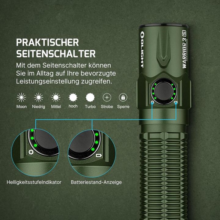Productafbeelding Olight Warrior 3S (14.50 cm, 2300 lm)