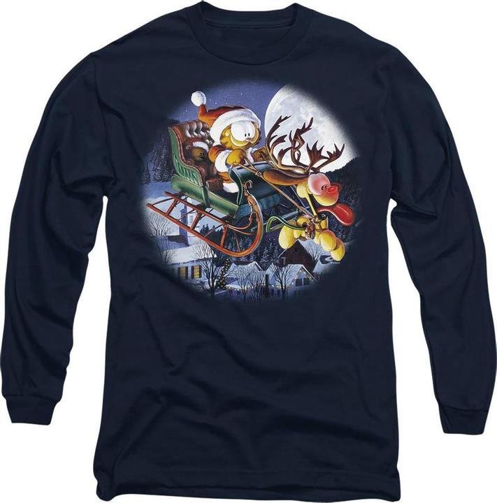 Immagine prodotto Garfield Moonlight Ride Maglietta Adulto Unisex (L)