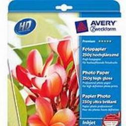 Produktbild Avery Premium Inkjet Fotopapier A4 (250 g/m², A4, 20 x)