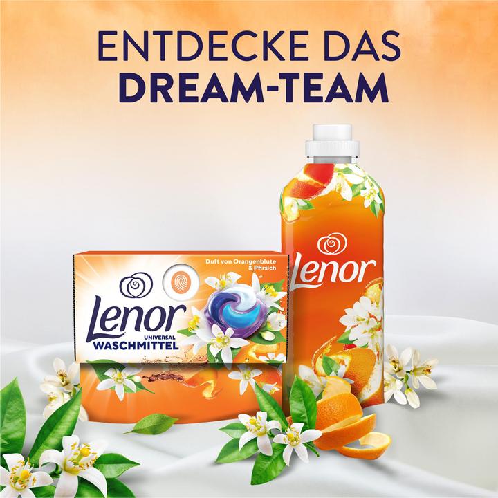 Immagine prodotto Lenor Orangeblüte und Pfirsich (15 Cicli di lavaggio, Detergente liquido)